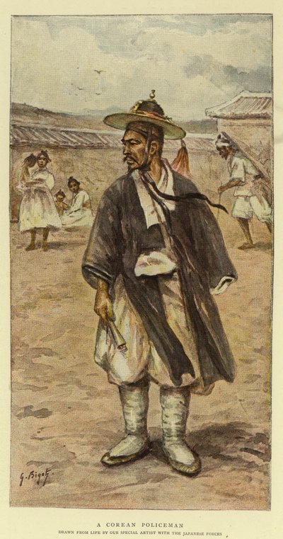 Un policier coréen - Georges Ferdinand Bigot